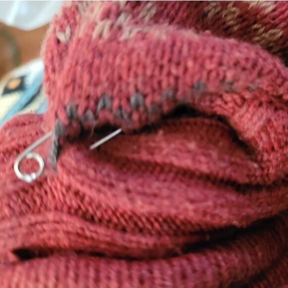 Croft & Barrow Fair Isle Grandpa Sweater Sz Medium Heritage Old Money Holiday - Picture 9 of 10